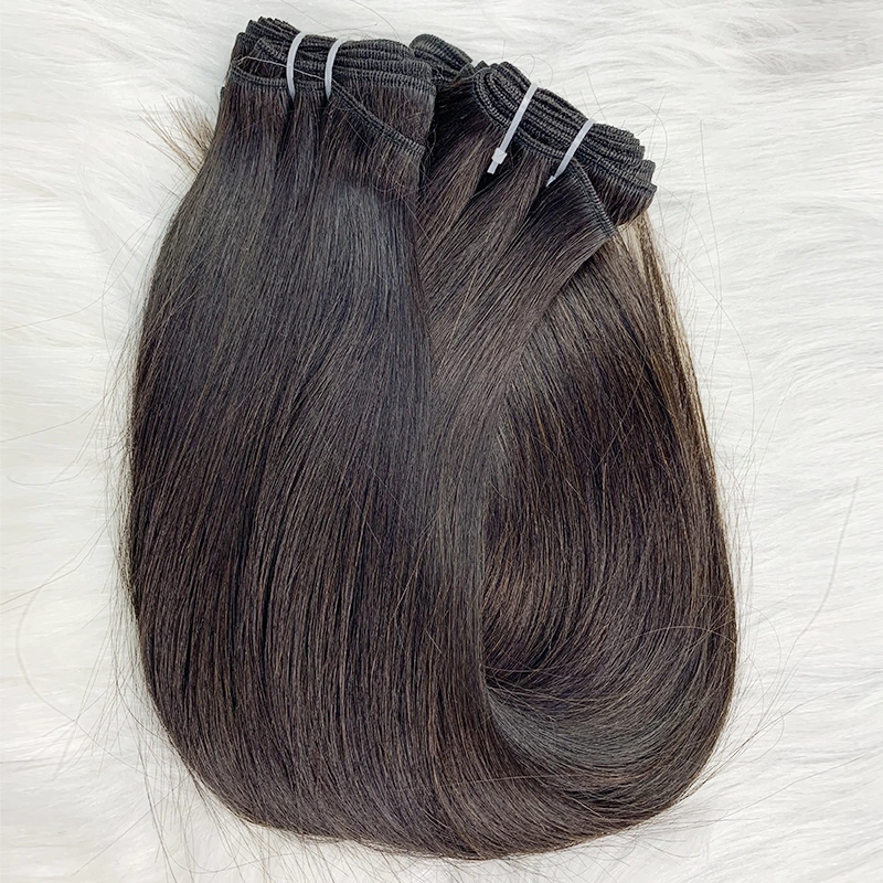 Overseas Natural Single Donor Raw Straight Hair, Top 10A Raw Bundle Hair Vendors, Cuticle Aligned Indian Hair